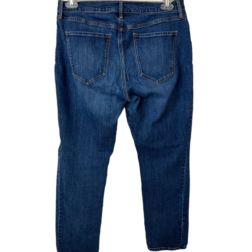 FADED BLUE JEANS LADYS MID-RISE, CURVY PROFILE SIZE 32 INCH’S WAIST, 27☑️ - Picture 6 of 6